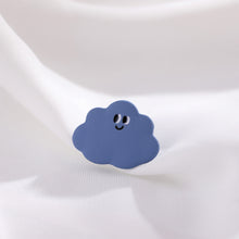 Load image into Gallery viewer, Cute Cartoon Cloud Earrings Funny Smiley Cute Summer Spring Simple Personality Earrings Women Girls Ear Clips Ear Stud Jewelry
