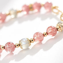 Load image into Gallery viewer, Fashion Beaded Branch Strawberry Crystal Star Bracelet Adjustable Retro Bracelet Pink Crystal Women Elegant Jewelry Gift Accessories
