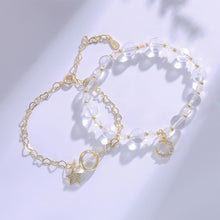 Load image into Gallery viewer, Fashion Beaded Branch Strawberry Crystal Bracelet Adjustable Moon Star Bracelet White Women Elegant Jewelry Gift Accessories
