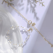 Load image into Gallery viewer, Fashion Beaded Branch Strawberry Crystal Bracelet Adjustable Moon Star Bracelet White Women Elegant Jewelry Gift Accessories
