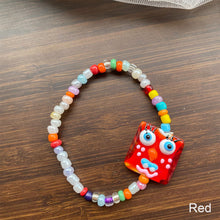 Load image into Gallery viewer, Cute Colored Little Monster Bracelet Cartoon Rice Beads Beaded Niche Design Elastic Bracelet Wristband Jewelry Women Gifts
