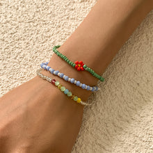 Load image into Gallery viewer, 3pcs/set Boho Daisy Flower Wristband Rice Bead Bracelet Women's Colorful Rice Bead Beaded Bracelet Set Women Jewelry
