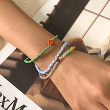 Load image into Gallery viewer, 3pcs/set Boho Daisy Flower Wristband Rice Bead Bracelet Women's Colorful Rice Bead Beaded Bracelet Set Women Jewelry
