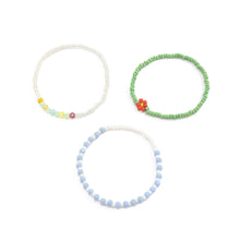 Load image into Gallery viewer, 3pcs/set Boho Daisy Flower Wristband Rice Bead Bracelet Women's Colorful Rice Bead Beaded Bracelet Set Women Jewelry
