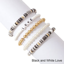 Load image into Gallery viewer, 5pcs/set Hand Braided Beaded Colorful Resin Bracelet Boho Bracelet Rice Beads Women Girls Wristband Jewelry Accessories
