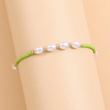 Load image into Gallery viewer, Simple Imitation Pearl Rice Bead Bracelet Summer Women Female Braided Bracelet Set Wristband Jewelry Accessories
