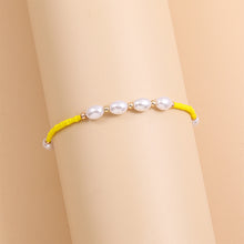 Load image into Gallery viewer, Simple Imitation Pearl Rice Bead Bracelet Summer Women Female Braided Bracelet Set Wristband Jewelry Accessories
