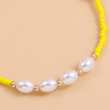 Load image into Gallery viewer, Simple Imitation Pearl Rice Bead Bracelet Summer Women Female Braided Bracelet Set Wristband Jewelry Accessories
