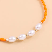 Load image into Gallery viewer, Simple Imitation Pearl Rice Bead Bracelet Summer Women Female Braided Bracelet Set Wristband Jewelry Accessories
