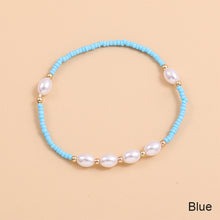Load image into Gallery viewer, Simple Imitation Pearl Rice Bead Bracelet Summer Women Female Braided Bracelet Set Wristband Jewelry Accessories
