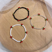 Load image into Gallery viewer, Fashion All-match Creative Hand-woven Beaded Bracelet Small Fresh Cherry Bracelet Creative Women Jewelry Wristband
