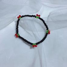Load image into Gallery viewer, Fashion All-match Creative Hand-woven Beaded Bracelet Small Fresh Cherry Bracelet Creative Women Jewelry Wristband
