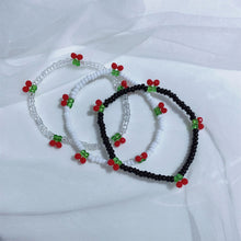 Load image into Gallery viewer, Fashion All-match Creative Hand-woven Beaded Bracelet Small Fresh Cherry Bracelet Creative Women Jewelry Wristband
