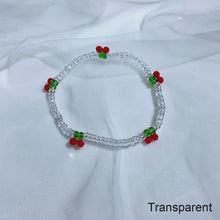 Load image into Gallery viewer, Fashion All-match Creative Hand-woven Beaded Bracelet Small Fresh Cherry Bracelet Creative Women Jewelry Wristband
