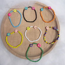 Load image into Gallery viewer, Fashion Colorful Hand Beaded Bracelet Sun Flower Stretch Braided Ring Flower Millet Bead Bracelet Women Jewelry Accessories
