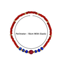 Load image into Gallery viewer, Fashion Boho Bead Bracelet Women's Ethnic Color Stacked Glass Bead Stretch Bracelet Female Beaded Wristband Jewelry
