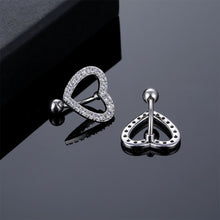Load image into Gallery viewer, Fashion Belly Button Ring Creative Heart Shape Belly Button Nail Full Inlaid Stone Jewelry Rhinestones Women Sexy Body Nails
