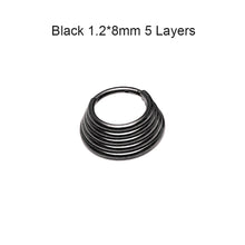 Load image into Gallery viewer, Surgical Steel Segment Nose Ring Septum Round Cartilage Earrings Body Piercing Jewelry for Women Men Body Piercing Jewelry
