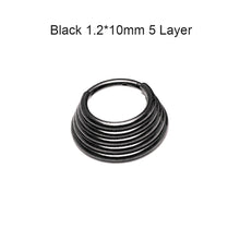 Load image into Gallery viewer, Surgical Steel Segment Nose Ring Septum Round Cartilage Earrings Body Piercing Jewelry for Women Men Body Piercing Jewelry
