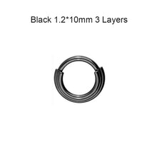 Load image into Gallery viewer, Surgical Steel Segment Nose Ring Septum Round Cartilage Earrings Body Piercing Jewelry for Women Men Body Piercing Jewelry
