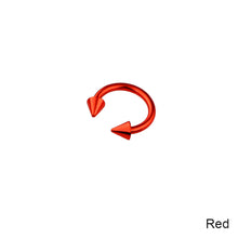Load image into Gallery viewer, Cone C-shaped Circular Septum Nose Ring Surgical Steel Nipple Hoops Nose Septum Ear Bone Nose Nail Piercing Body Jewelry
