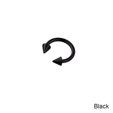 Load image into Gallery viewer, Cone C-shaped Circular Septum Nose Ring Surgical Steel Nipple Hoops Nose Septum Ear Bone Nose Nail Piercing Body Jewelry
