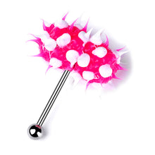 Load image into Gallery viewer, Creative Vibrating Tongue Ring Stainless Steel Electroplating Vibrating Tongue Nail Human Body Piercing Women Men Jewelry

