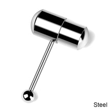 Load image into Gallery viewer, Creative Vibrating Tongue Ring Stainless Steel Electroplating Vibrating Tongue Nail Human Body Piercing Women Men Jewelry
