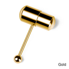 Load image into Gallery viewer, Creative Vibrating Tongue Ring Stainless Steel Electroplating Vibrating Tongue Nail Human Body Piercing Women Men Jewelry
