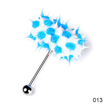 Load image into Gallery viewer, Creative Vibrating Tongue Ring Stainless Steel Electroplating Vibrating Tongue Nail Human Body Piercing Women Men Jewelry
