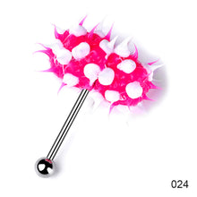 Load image into Gallery viewer, Creative Vibrating Tongue Ring Stainless Steel Electroplating Vibrating Tongue Nail Human Body Piercing Women Men Jewelry
