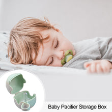 Load image into Gallery viewer, Portable Baby Pacifier Box Infant Soother Container Holder Box Travel Storage Case Holder Pacifier Storage Nipple Cradle Case
