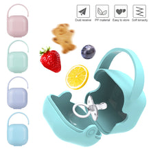 Load image into Gallery viewer, Portable Baby Pacifier Box Infant Soother Container Holder Box Travel Storage Case Holder Pacifier Storage Nipple Cradle Case
