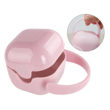 Load image into Gallery viewer, Portable Baby Pacifier Box Infant Soother Container Holder Box Travel Storage Case Holder Pacifier Storage Nipple Cradle Case

