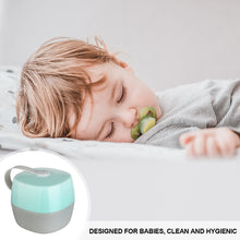 Load image into Gallery viewer, Portable Baby Pacifier Box Infant Soother Container Holder Box Travel Storage Case Holder Pacifier Storage Nipple Cradle Case
