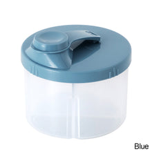 Load image into Gallery viewer, 4 Grid Baby Milk Powder Storage Box Infant Food Container Case Portable Toddler Snack Candy Division Sealing Box
