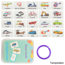 Load image into Gallery viewer, Kids English Learning Flashcards Educational Cards Montessori Flashcards Cognitive Toys Picture Memorise Games Gifts for Children

