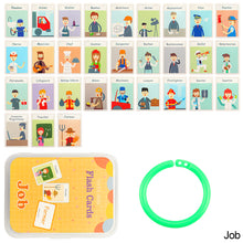 Load image into Gallery viewer, Kids English Learning Flashcards Educational Cards Montessori Flashcards Cognitive Toys Picture Memorise Games Gifts for Children

