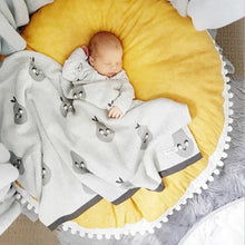 Load image into Gallery viewer, Baby Play Mats Newborn Infant Photography Prop Toddler Crawling Pad Blanket Round Carpet Rug Toys Mat For Children Room Decoration
