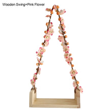 Load image into Gallery viewer, Newborn Baby Photography Props Swing Seats with Beautiful Flower Vine Baby Photo Studio Shoot Photo Studio Equipment
