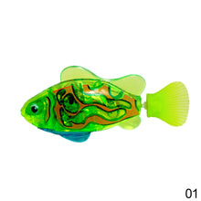 Load image into Gallery viewer, Electric Fish Cat Interactive Toy with Light Water Swimming Robot Fish Toy Pet Playing Toys
