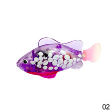 Load image into Gallery viewer, Electric Fish Cat Interactive Toy with Light Water Swimming Robot Fish Toy Pet Playing Toys

