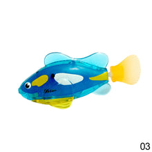 Load image into Gallery viewer, Electric Fish Cat Interactive Toy with Light Water Swimming Robot Fish Toy Pet Playing Toys
