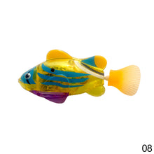 Load image into Gallery viewer, Electric Fish Cat Interactive Toy with Light Water Swimming Robot Fish Toy Pet Playing Toys
