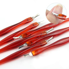 Load image into Gallery viewer, Nail Tools Dead Skin Fork Manicure Edge Horny Dead Skin Push Cuticle Remover Manicure Care Tools Nail Art Accessories
