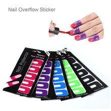Load image into Gallery viewer, Nail Overflow Stickers Tasteless Peelable Nail Stickers Nail Polish Anti-spill Stickers Nail Art Tools Manicure Supplies
