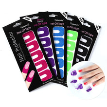 Load image into Gallery viewer, Nail Overflow Stickers Tasteless Peelable Nail Stickers Nail Polish Anti-spill Stickers Nail Art Tools Manicure Supplies
