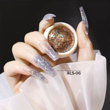 Load image into Gallery viewer, Irregular Laser Star Fragment Sequin Nail Stickers Flash Symphony Manicure Decoration DIY Nail Art Accessories
