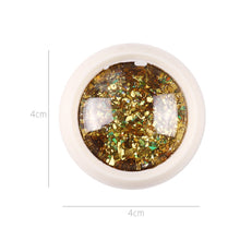 Load image into Gallery viewer, Irregular Laser Star Fragment Sequin Nail Stickers Flash Symphony Manicure Decoration DIY Nail Art Accessories
