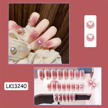 Load image into Gallery viewer, 24pcs/set Multicolor Cute Nail Patches Fake Nail Pieces Removable Fake Nails Extension Nail Art Accessories
